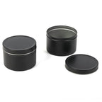 Premium Black Tin Jar for Candle Making | Stylish & Heat-Resistant Container