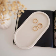 Ceramic Tray for Candles & Jewellery – Elegant Display and Storage