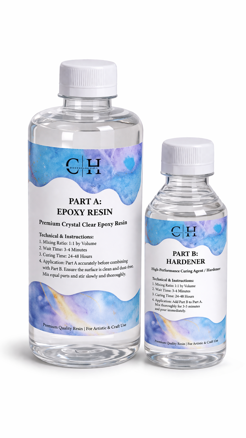 Premium Epoxy Resin & Hardener Set (750 GM) – Crystal Clear | Candles House
