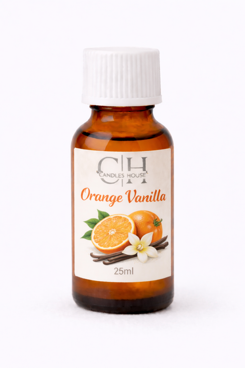 Orange Vanilla Fragrance Oil – Sweet Citrus & Creamy Vanilla Scent (25ml)