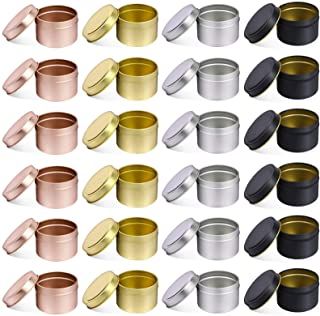 Premium Metal Candle Tins  | Reusable Jars for Candle Making & Storage
