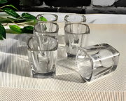 Mini  Glass Set of 6 Decor Glass for Candle Making