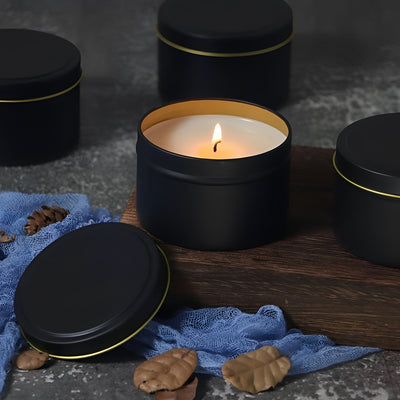 Premium Metal Tin Candle Jars – Perfect for Candle Making & Gifts